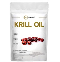 Microingredients Krill Oil 1000mg 300 Caps + Astaxantina